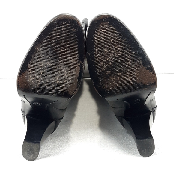 MICHAEL KORS LEATHER TALL HIGH HEELS BOOTS - Picture 14 of 16